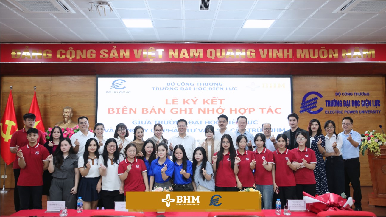 KÝ KẾT MOU BHM - TRƯỜNG ĐẠI HỌC ĐIỆN LỰC: ĐỒNG HÀNH NUÔI DƯỠNG THẾ HỆ TRẺ BẢN LĨNH VÀ TỰ TIN 