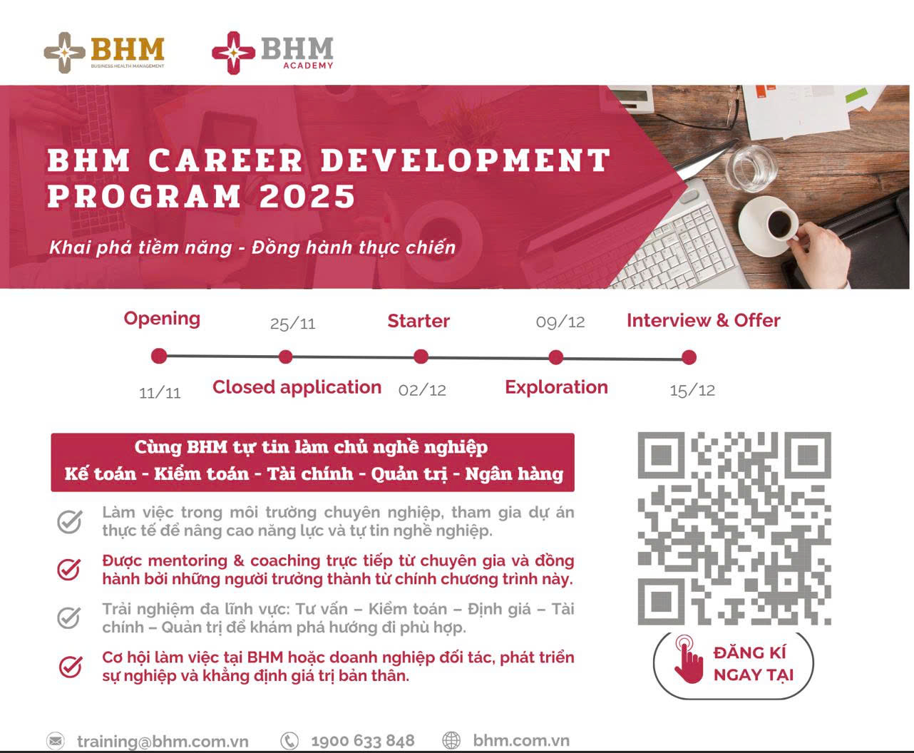 BHM CAREER DEVELOPMENT PROGRAM